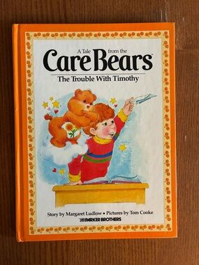 Care Bears The Trouble With Timothy - Vintage Hard Cover Kids Book